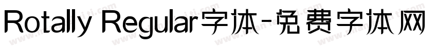 Rotally Regular字体字体转换